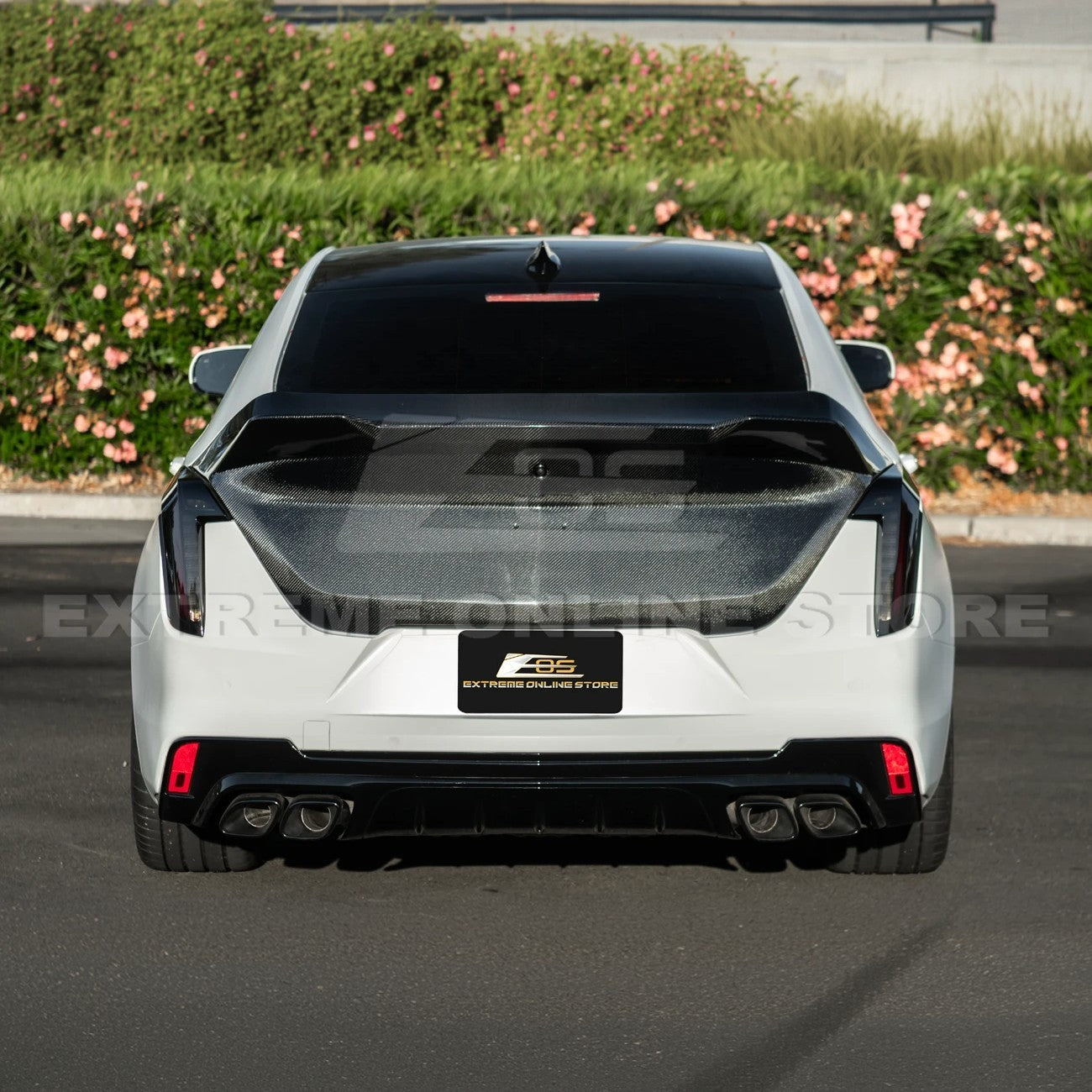 2022-Up Cadillac CT4 Rear Trunk w/ Integrated Blackwing Spoiler