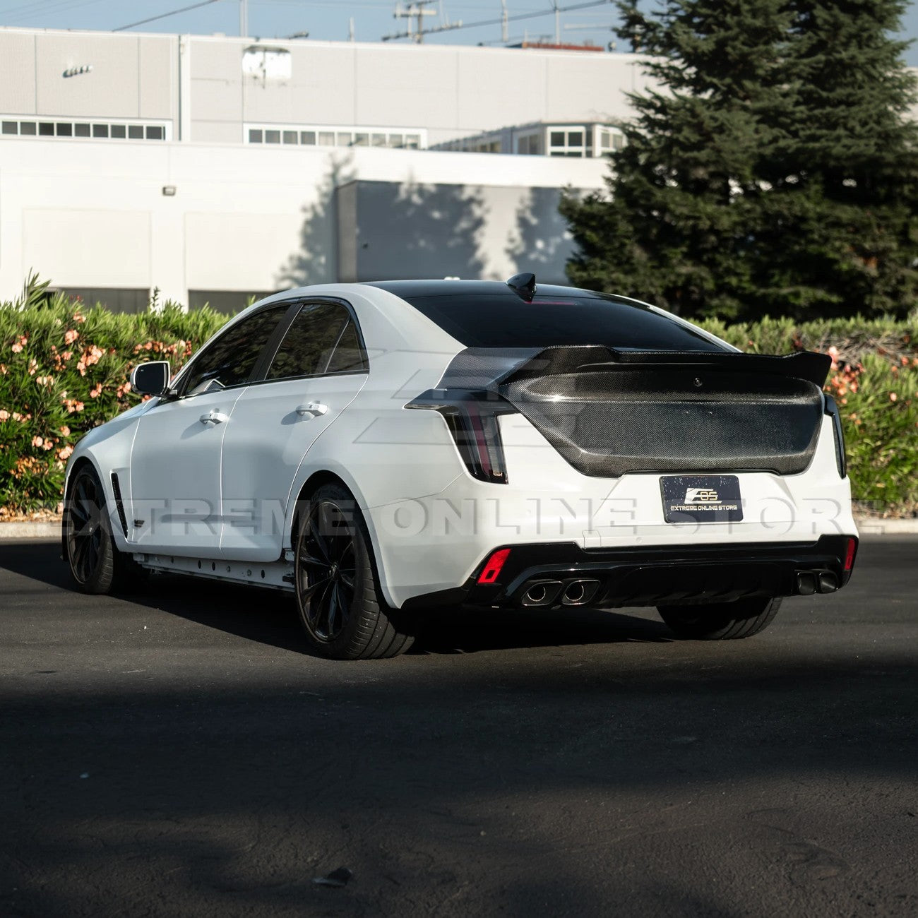 2022-Up Cadillac CT4 Rear Trunk w/ Integrated Blackwing Spoiler