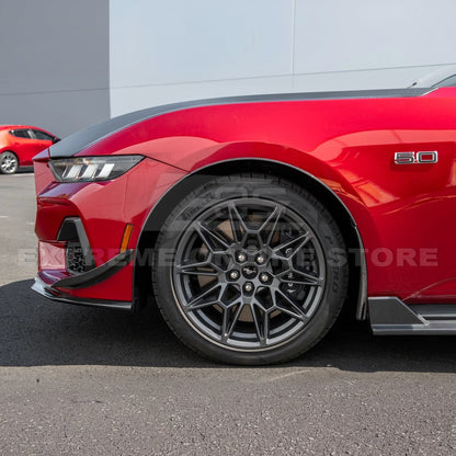 2024+ Ford Mustang DRY CARBON FIBER Fender Flares & Mud Flap