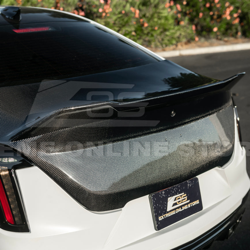 2022-Up Cadillac CT4 Rear Trunk w/ Integrated Blackwing Spoiler