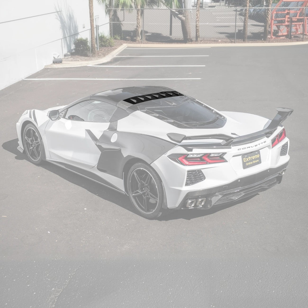 Chevrolet Corvette C8 Rear Roof Vortex Generators