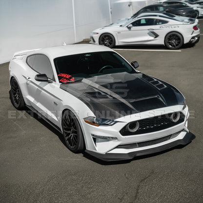 2018-23 Ford Mustang Terminator Style Front Vented Bumper Hood