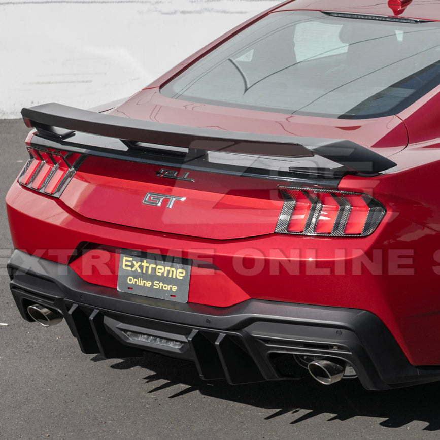 2024-Up Ford Mustang Rear Trunk Wing Wickerbill Spoiler