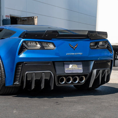 Corvette C7 Add On Rear Bumper Diffuser