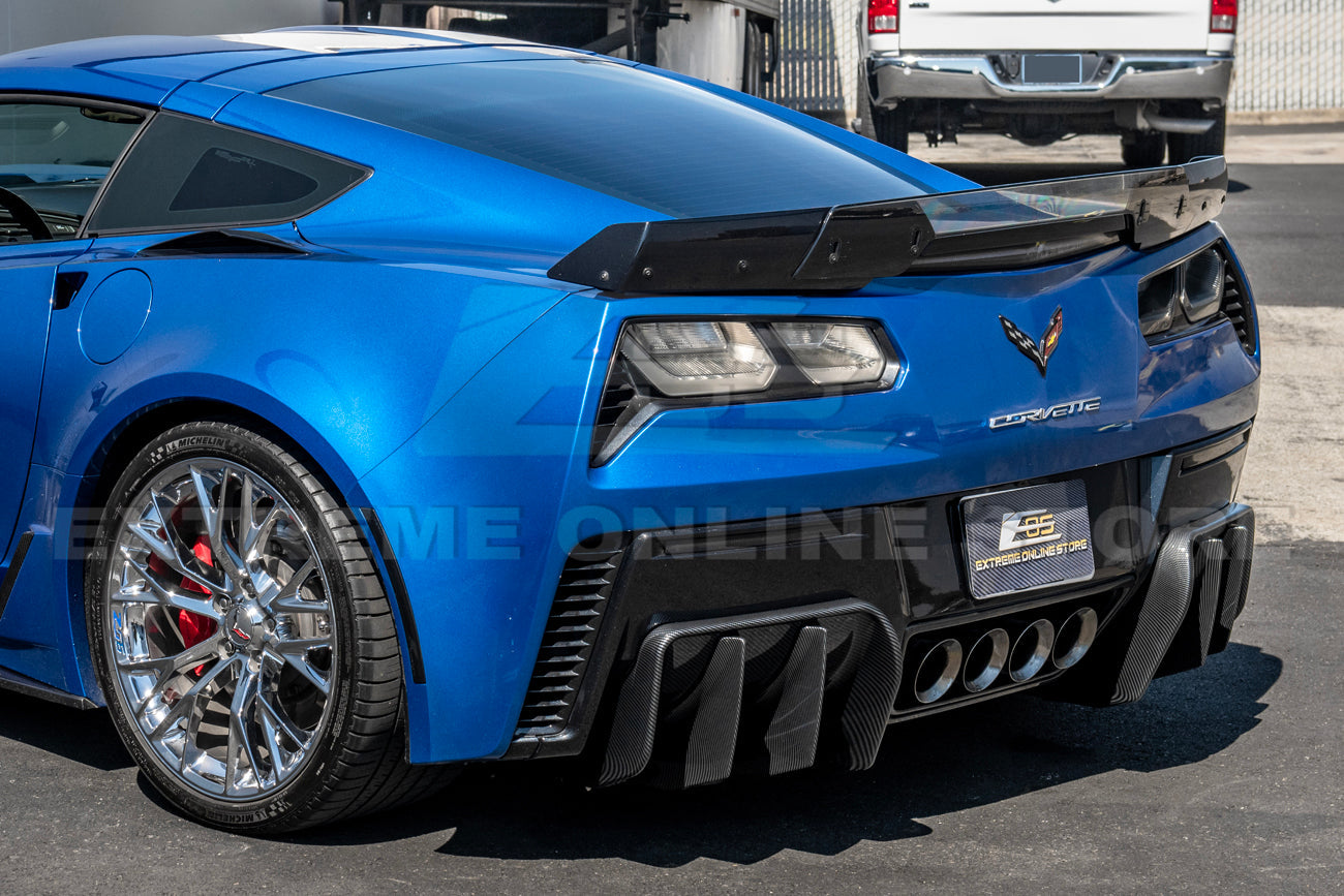 Corvette C7 Add On Rear Bumper Diffuser