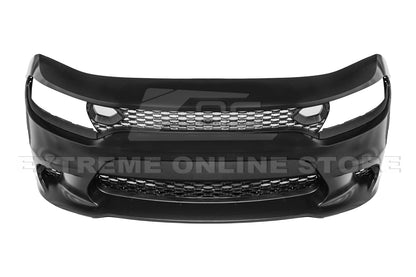 2015-Up Dodge Charger SRT Hellcat Conversion Bumper Kit & Hood Cover