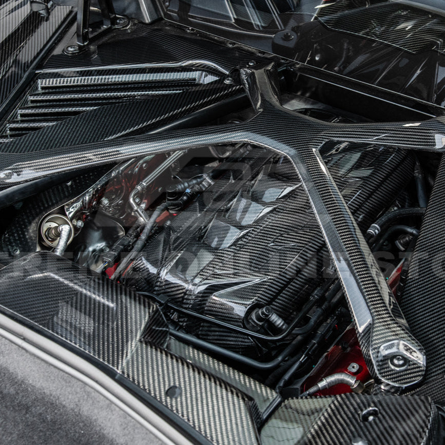 Chevrolet Corvette C8 DRY CARBON FIBER X-Brace