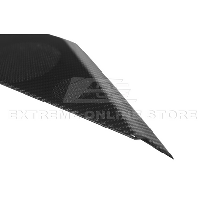 Corvette C8 DRY CARBON FIBER Door Speaker Cover