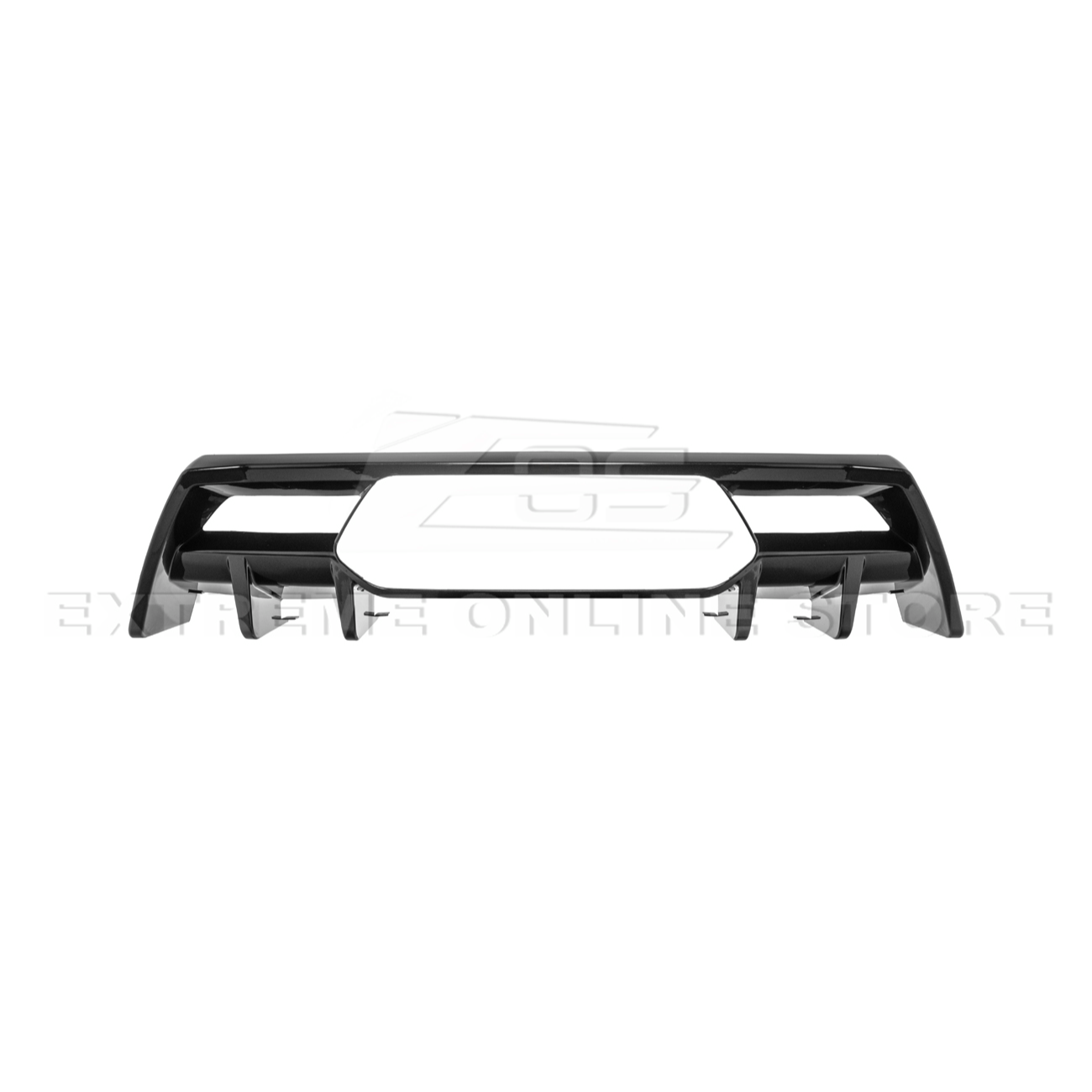 2023-Up Corvette C8 Z06 Rear Bumper Finned Diffuser
