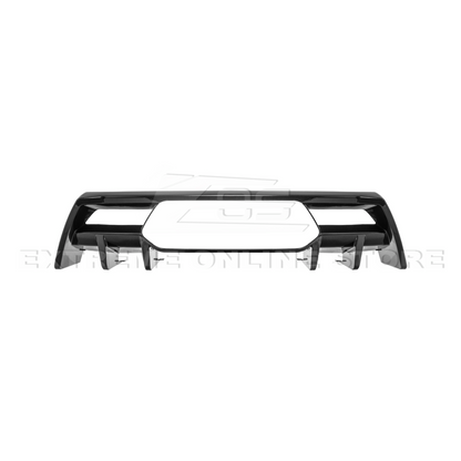 2023-Up Corvette C8 Z06 Rear Bumper Finned Diffuser