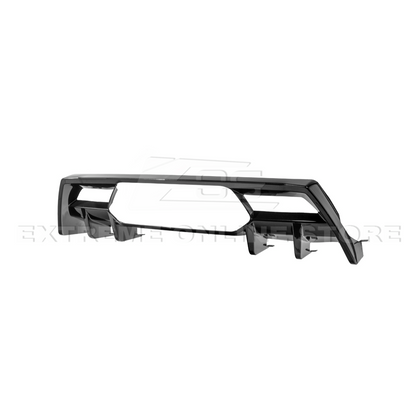 2023-Up Corvette C8 Z06 Rear Bumper Finned Diffuser