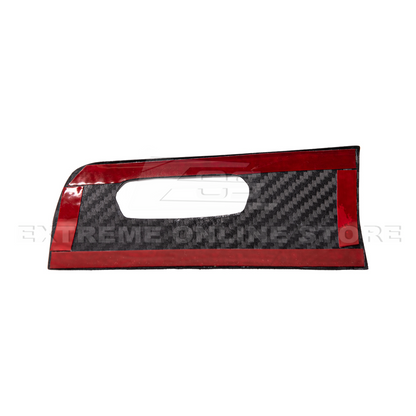 Corvette C8 DRY CARBON FIBER HUD Headlight Switch Button Panel Cover
