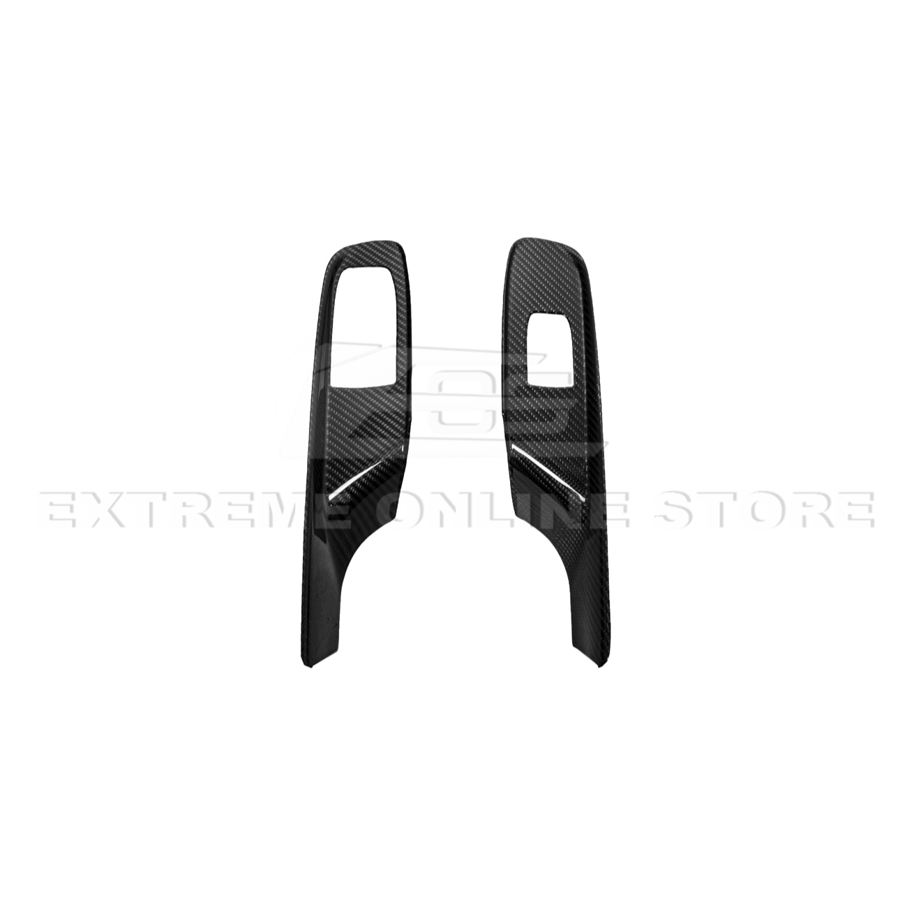 Corvette C8 DRY CARBON FIBER Door Window Control Panel Switch Cover
