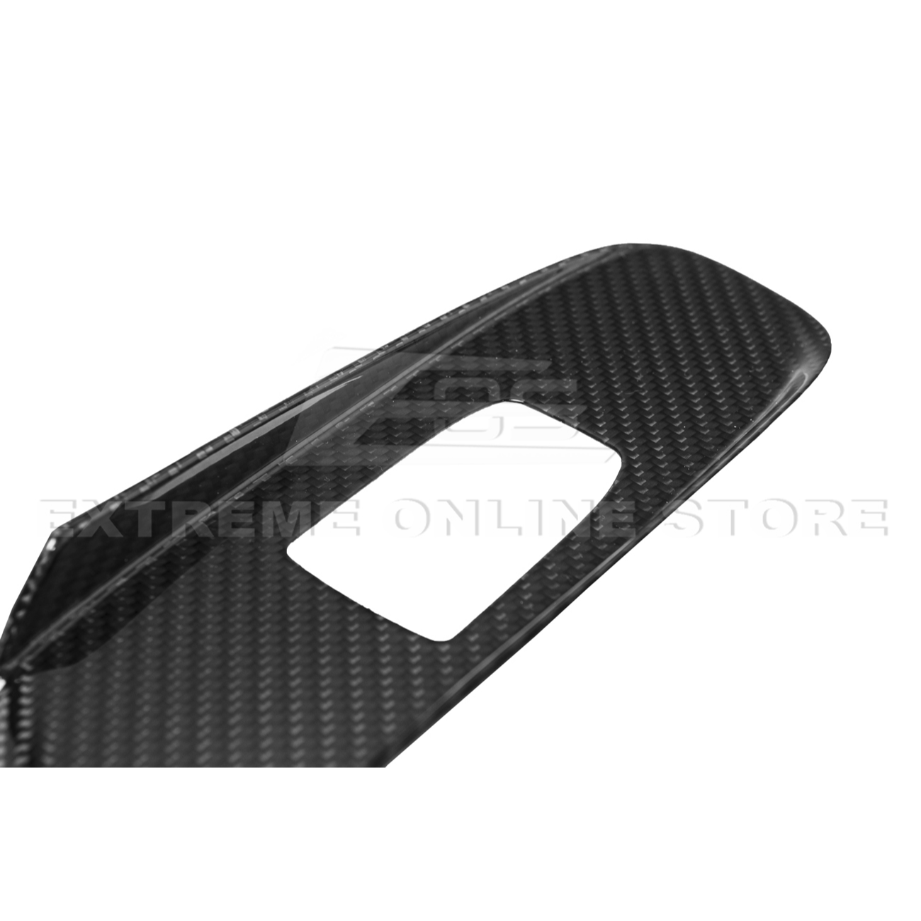 Corvette C8 DRY CARBON FIBER Door Window Control Panel Switch Cover