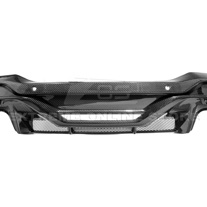 2024-Up Ford Mustang S650 Dark Horse Style DRY CARBON FIBER Rear Bumper Diffuser