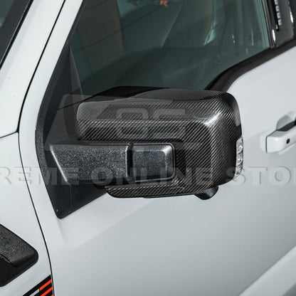 2021-Up Ford F-150 Carbon Fiber Side Mirror Cap Covers