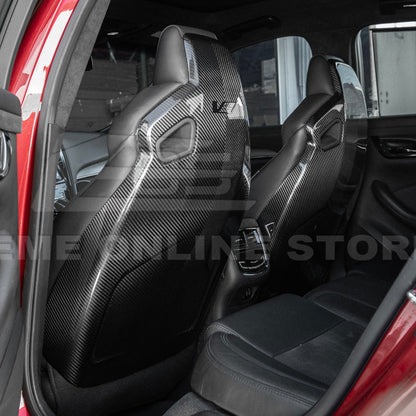 2016-19 CTS-V | ATS-V Dry CARBON FIBER Seat Back Cover