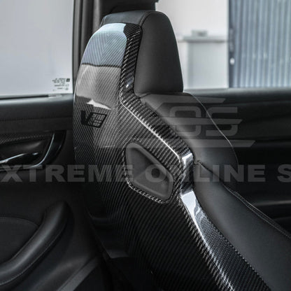 2016-19 CTS-V | ATS-V Dry CARBON FIBER Seat Back Cover