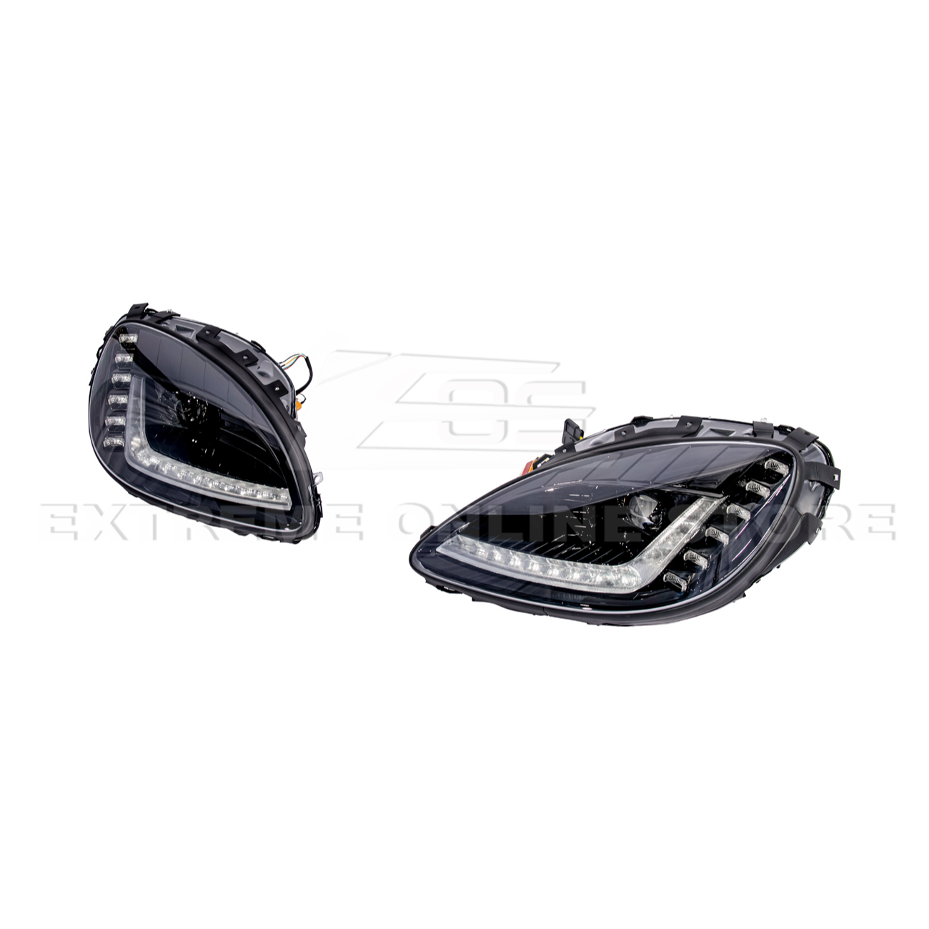 2005-13 Corvette C6 l C7 Style Projector LED Sequential Signal Turn Headlights
