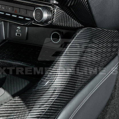 2024-Up Ford Mustang DRY CARBON FIBER All Inclusive Center Console Cover