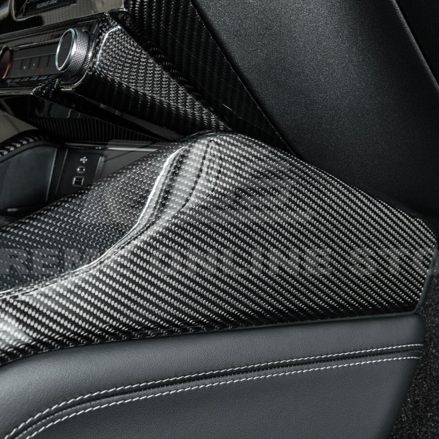 2024-Up Ford Mustang DRY CARBON FIBER All Inclusive Center Console Cover