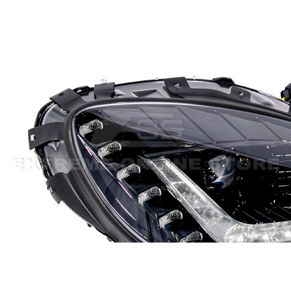 2005-13 Corvette C6 l C7 Style Projector LED Sequential Signal Turn Headlights