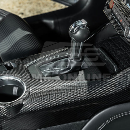 2024-Up Ford Mustang DRY CARBON FIBER All Inclusive Center Console Cover