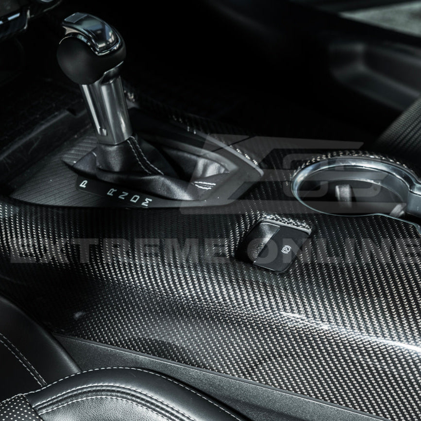 2024-Up Ford Mustang DRY CARBON FIBER All Inclusive Center Console Cover