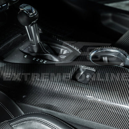 2024-Up Ford Mustang DRY CARBON FIBER All Inclusive Center Console Cover