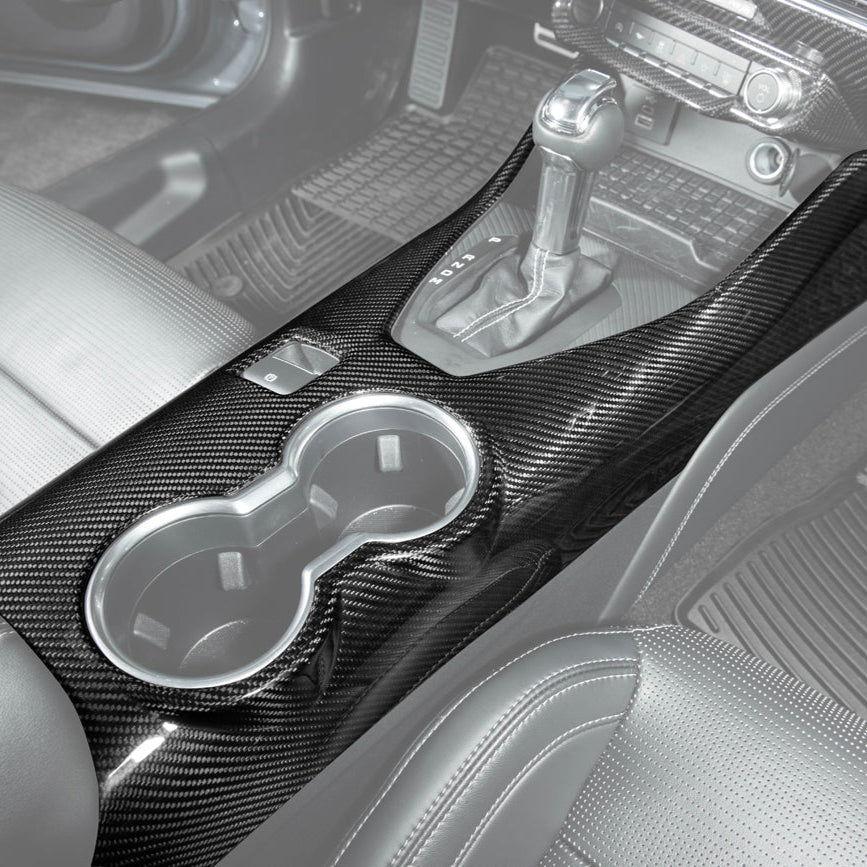 2024-Up Ford Mustang DRY CARBON FIBER All Inclusive Center Console Cover