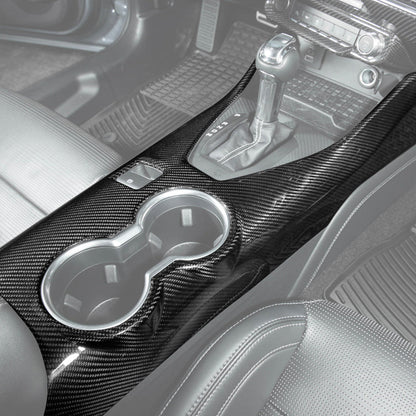 2024-Up Ford Mustang DRY CARBON FIBER All Inclusive Center Console Cover
