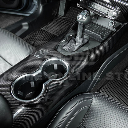 2024-Up Ford Mustang DRY CARBON FIBER All Inclusive Center Console Cover