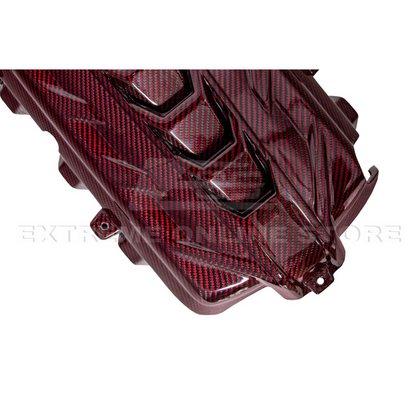 2020-Up Corvette C8 DRY CARBON FIBER LT2 Rear Engine Cover