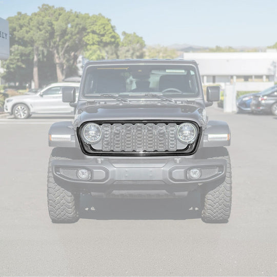 2024-Up Jeep Wrangler Gladiator Front Bumper Grille Replacement