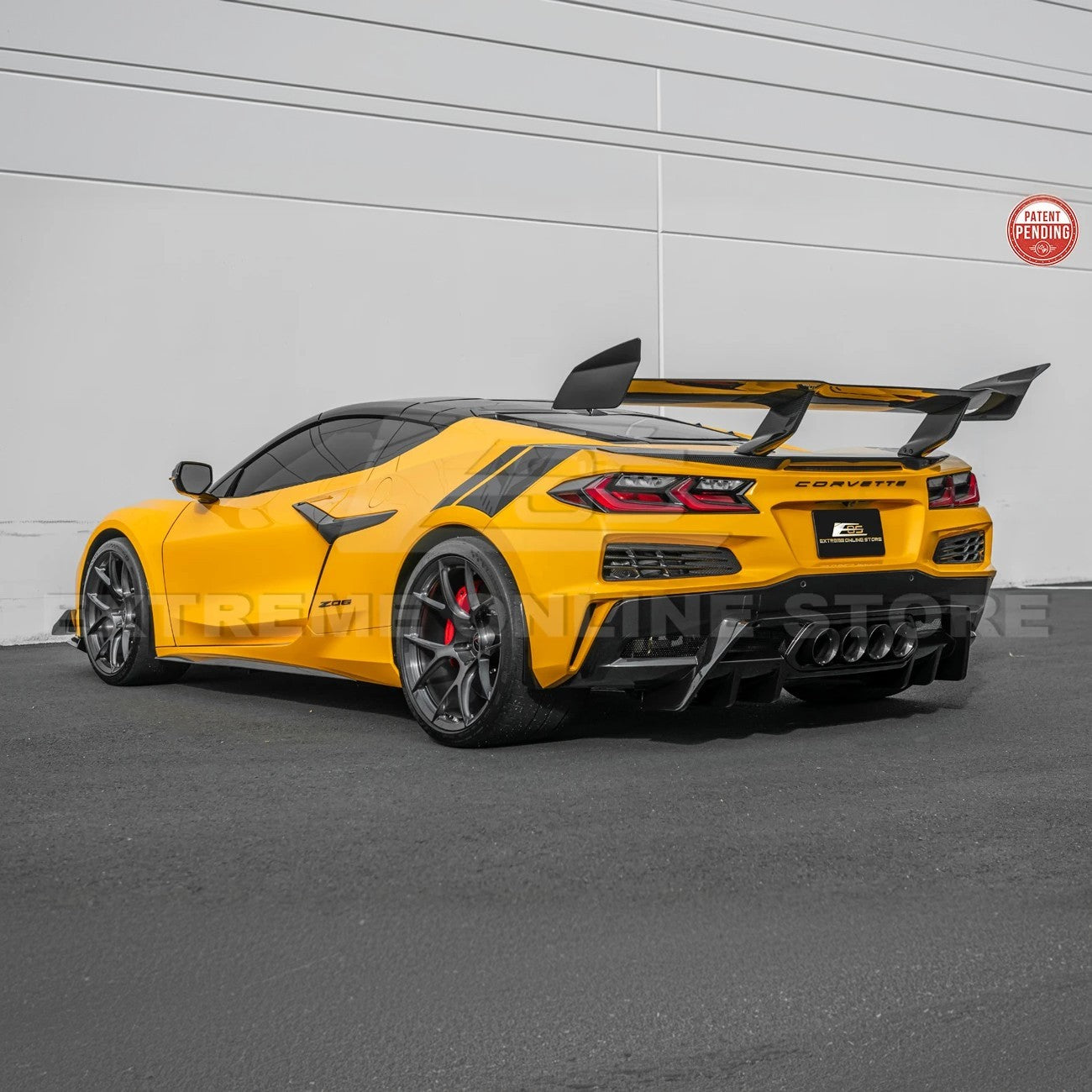 ZR1 Package Corvette C8 Z06 / E-Ray DRY CARBON FIBER Rear Spoiler