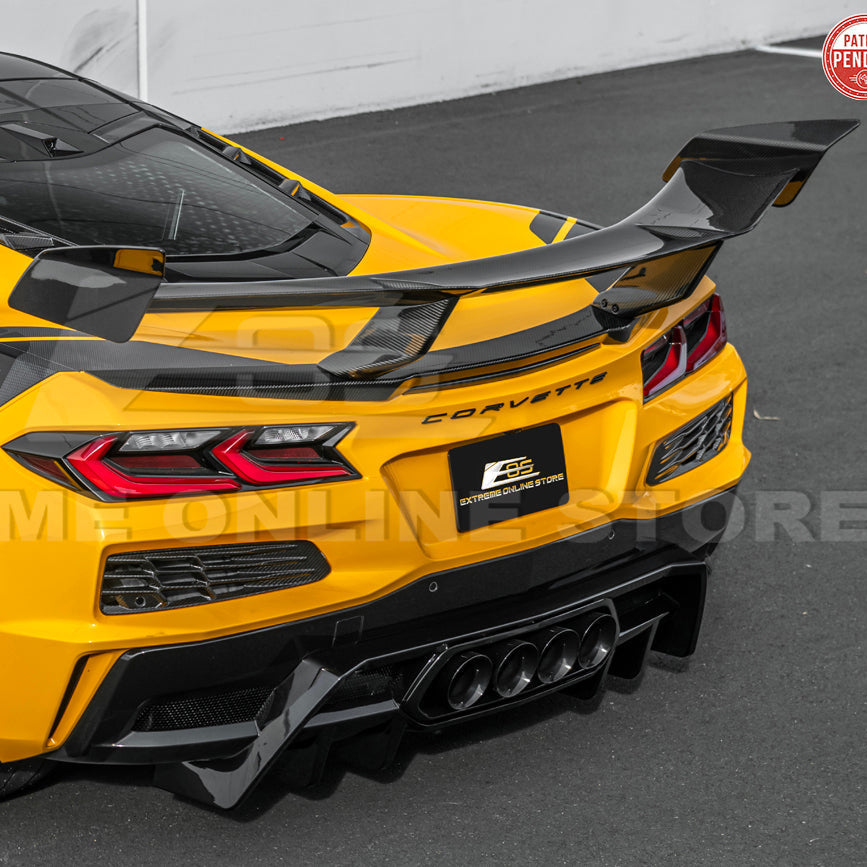 ZR1 Package Corvette C8 Z06 / E-Ray DRY CARBON FIBER Rear Spoiler