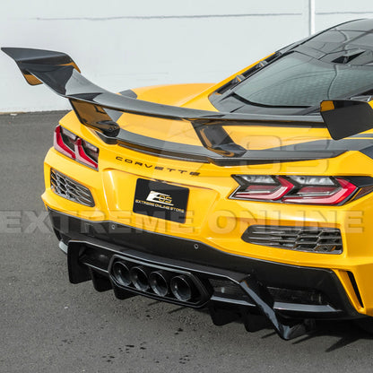 2023-Up Corvette C8 Z06 Rear Bumper Finned Diffuser