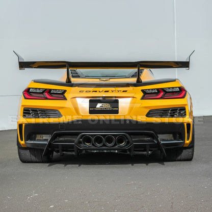 2023-Up Corvette C8 Z06 Rear Bumper Finned Diffuser