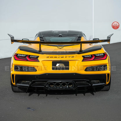 ZR1 Package Corvette C8 Z06 / E-Ray DRY CARBON FIBER Rear Spoiler