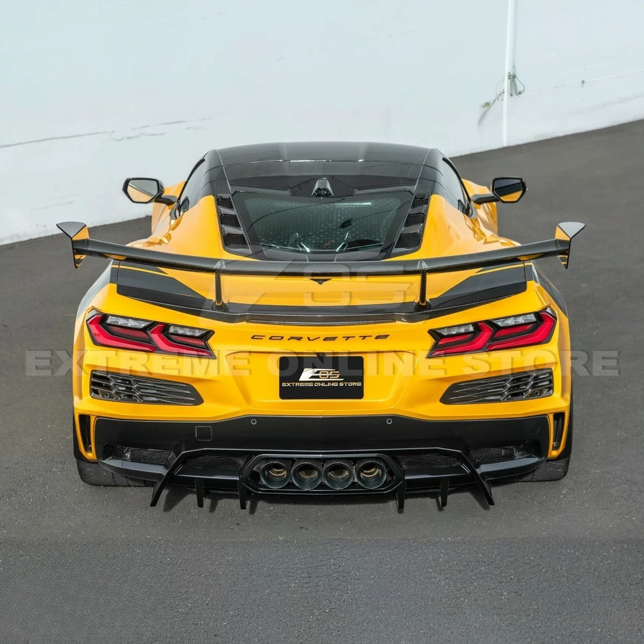 2023-Up Corvette C8 Z06 Rear Bumper Finned Diffuser