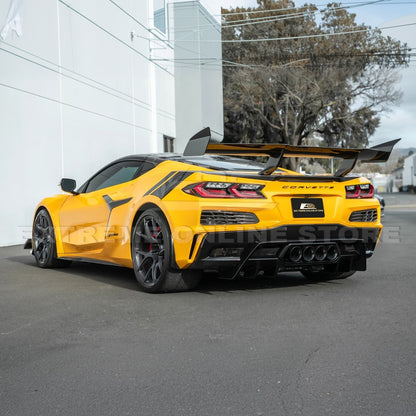 2023-Up Corvette C8 Z06 Rear Bumper Finned Diffuser