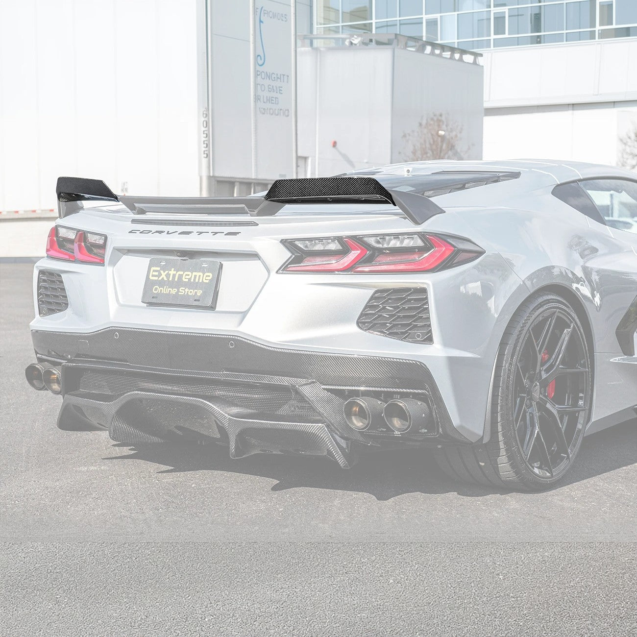 Z51 Package Corvette C8 Stingray Rear Add-On Wicker Extension