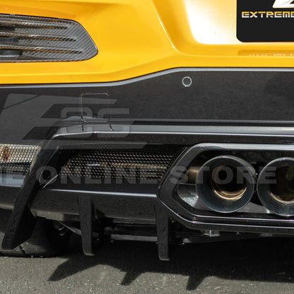 2023-Up Corvette C8 Z06 Rear Bumper Finned Diffuser