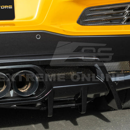 2023-Up Corvette C8 Z06 Rear Bumper Finned Diffuser
