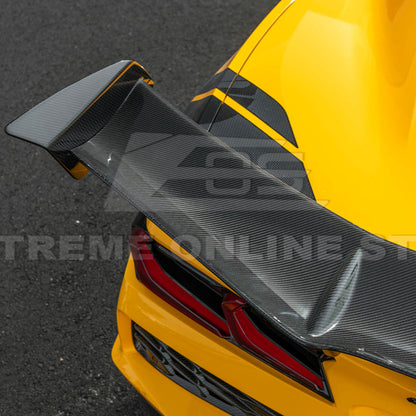 ZR1 Package Corvette C8 Z06 / E-Ray DRY CARBON FIBER Rear Spoiler