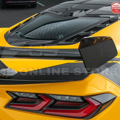 ZR1 Package Corvette C8 Z06 / E-Ray DRY CARBON FIBER Rear Spoiler