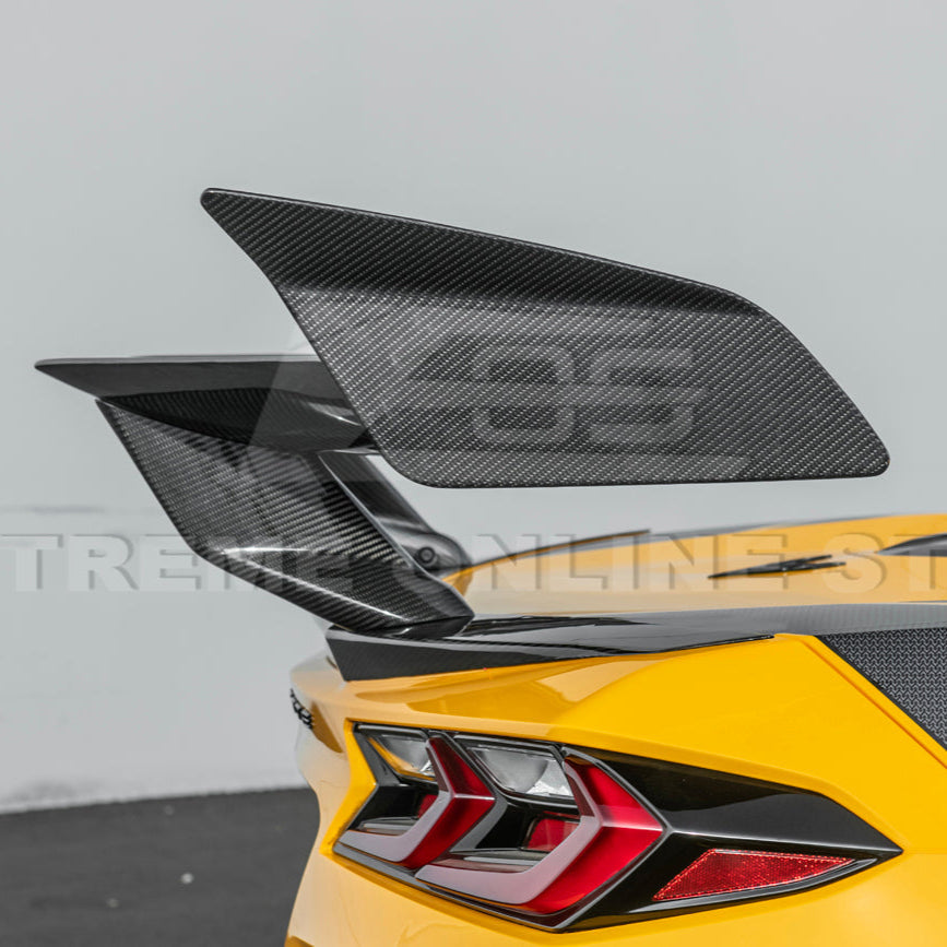 ZR1 Package Corvette C8 Z06 / E-Ray DRY CARBON FIBER Rear Spoiler