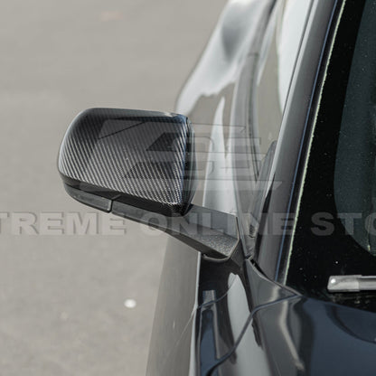 2015-23 Ford Mustang DRY CARBON FIBER Overlay Mirror Cap Cover Pair