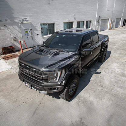 2021-Up F-150 Raptor Carbon Fiber Hood Cover