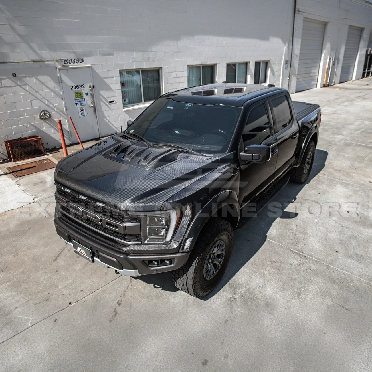 2021-Up F-150 Raptor Carbon Fiber Hood Cover